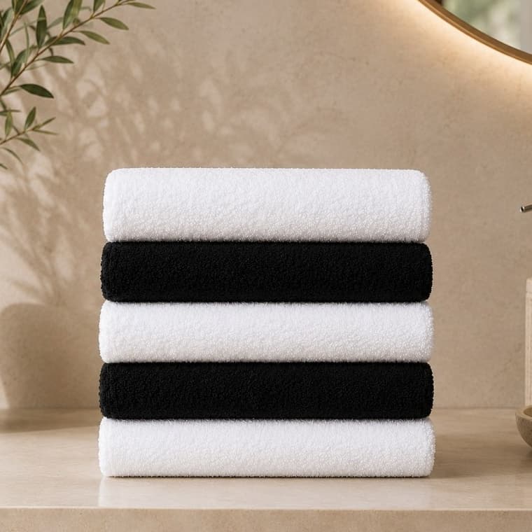 Kit 3 Toalhas de Rosto Salão Premium 48x70cm Super Macia Alta Absorção Toque Aveludado Profissional
