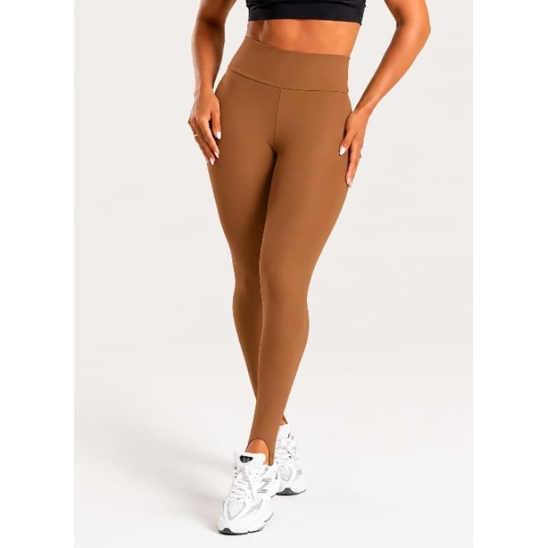 Legging Pezinho Feminina Poliamida Blackout Cós Alto Zero Transparência