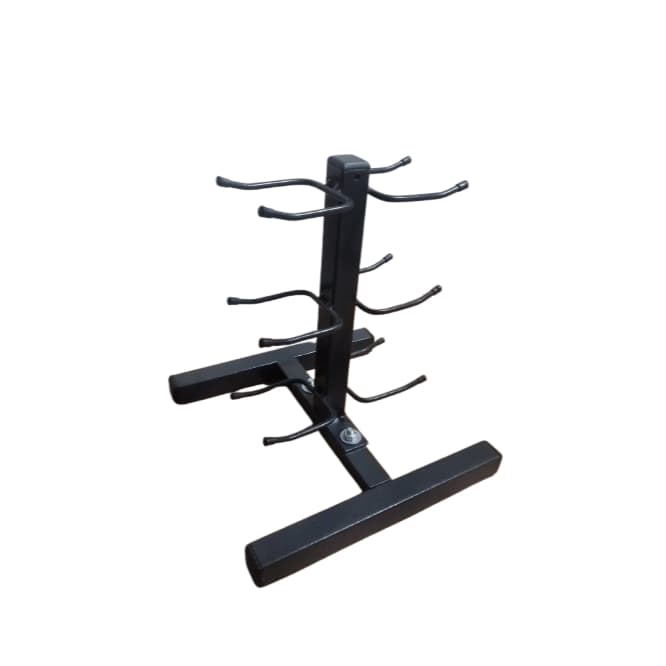 Kit 2 Suporte 6 halteres expositor  torre  Casa Academia Condomínios Preto ART FORTE