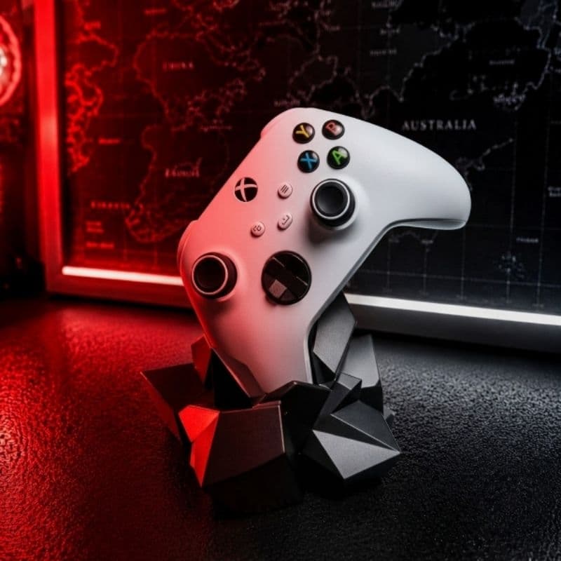 Suporte geometrico crystal para controle xbox ps4/5