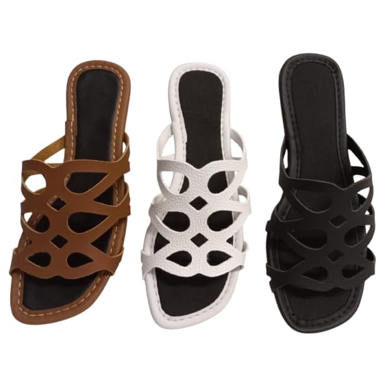 Rasteirinhas para o dia a dia leves e confortáveis kit 3 pares