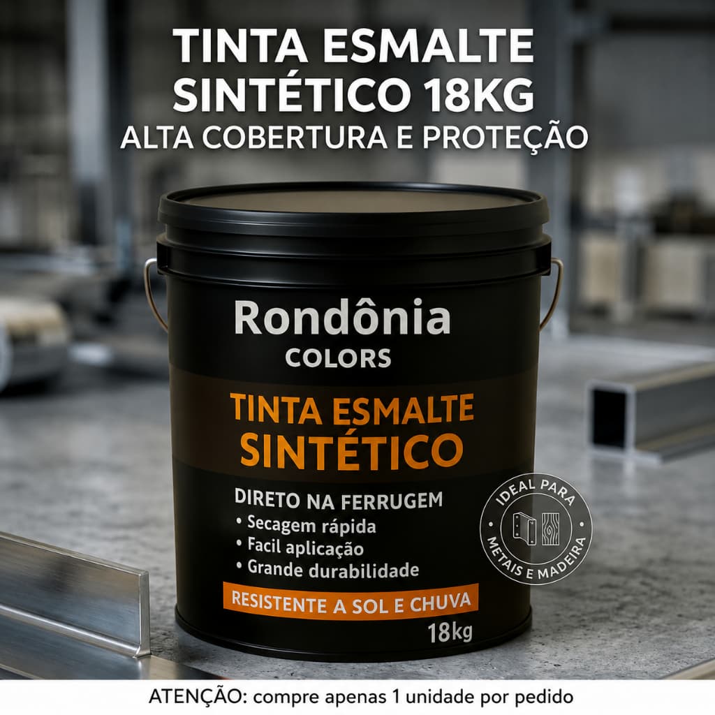 Tinta Anti Ferrugem 18L Portão Metal Grade Metálica Porta Madeira Proteção Chuva Desbotamento Sol