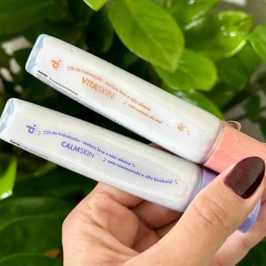 Kit Creme Hidratante Facial Dapop CalmSkin e VitaSkin – Hidratação e Luminosidade
