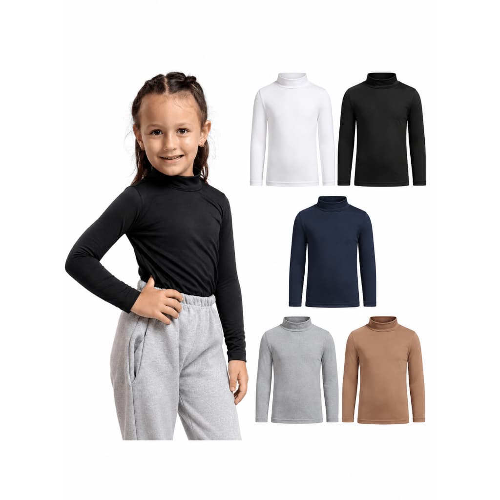 Blusa Gola Alta Térmica Unissex Cores Variadas