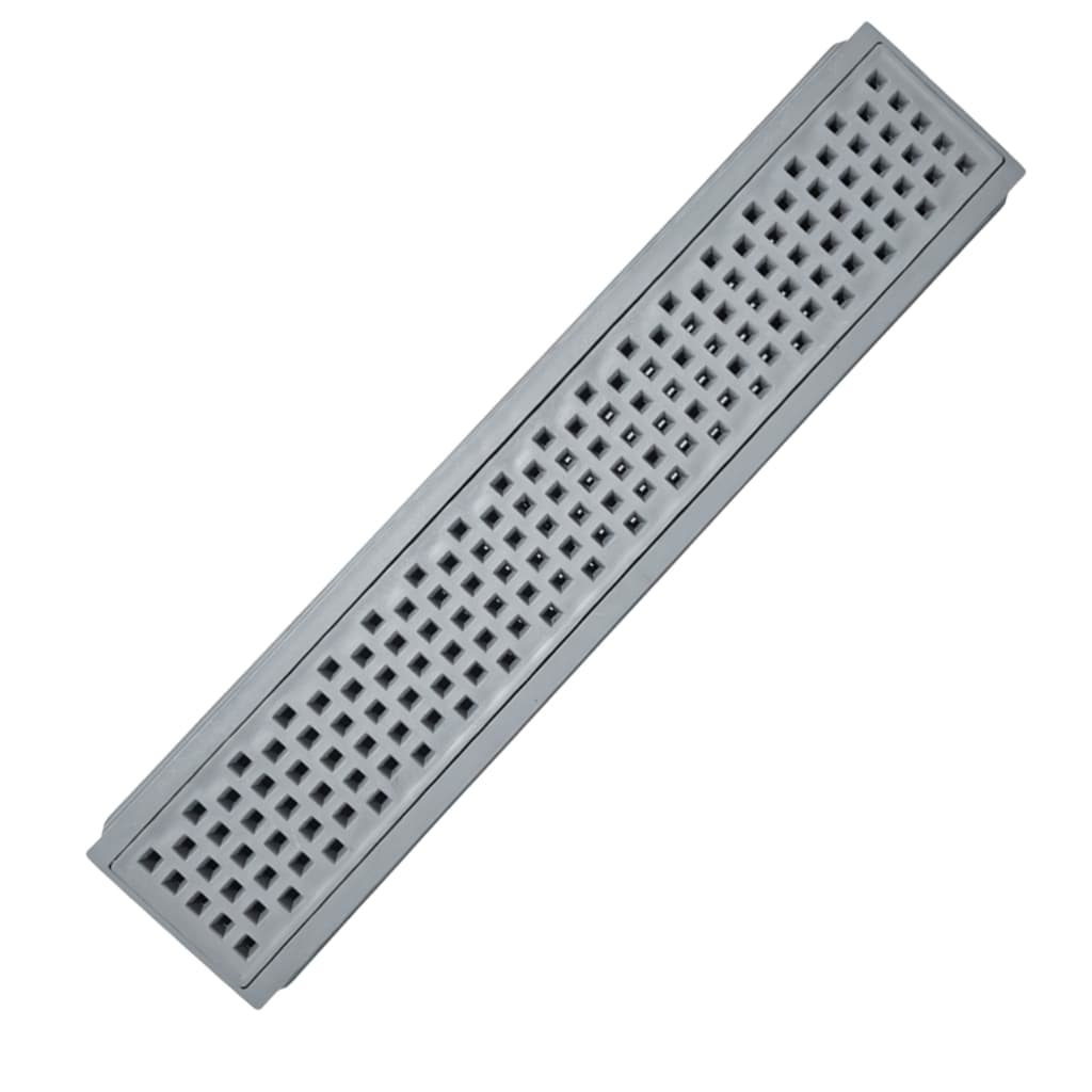 ralo linear 10x50cm anti-inseto para área externa , garagem e piscina (1 Peça 10x50cm )
