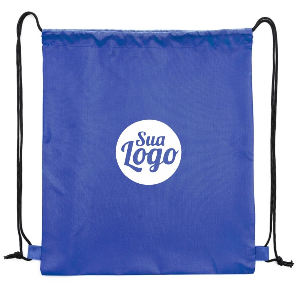 Mochila Bolsa Sacola Academia Esportiva Futebol Impermeável Azul - PERSONALIZADA