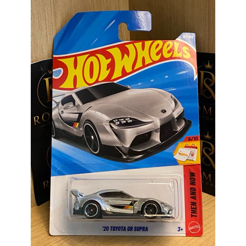 Hot Wheels '20 Toyota GR Supra Prata - Then and Now 157/250 (Novo/Lacrado)