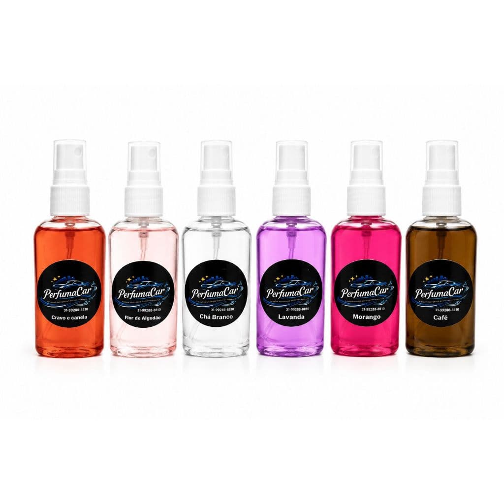 Kit 6/5/4/3/2/1 Cheirinho Aromatizador Spray 60ml Premium para Carro
