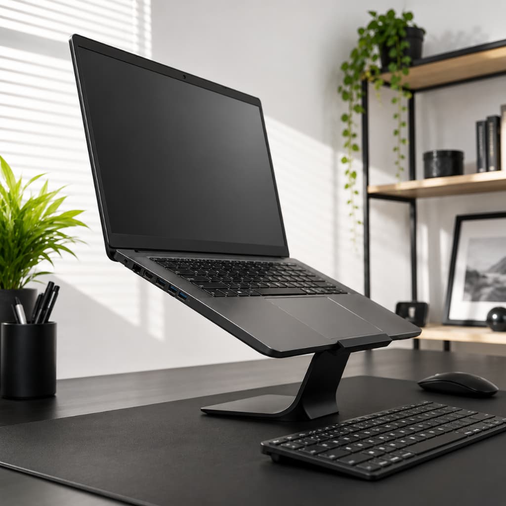 Suporte Impossível para Notebook Laptop Base Ergonômica Moderna e Minimalista para Mesa
