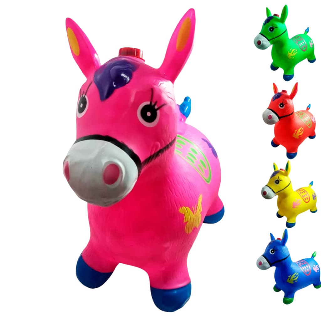 Cavalinho Upa Upa inflavel Pocoto Brinquedo Pula Pula Musica Infantil Com Musica e Led
