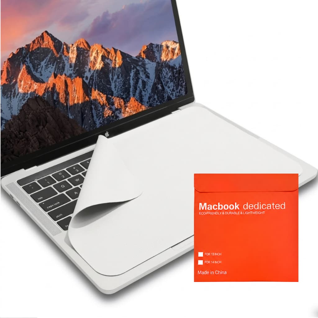 Pano Microfibra Limpeza Tela Notebook MacBook Anti Mancha Anti Marca de Teclado Proteção Interna