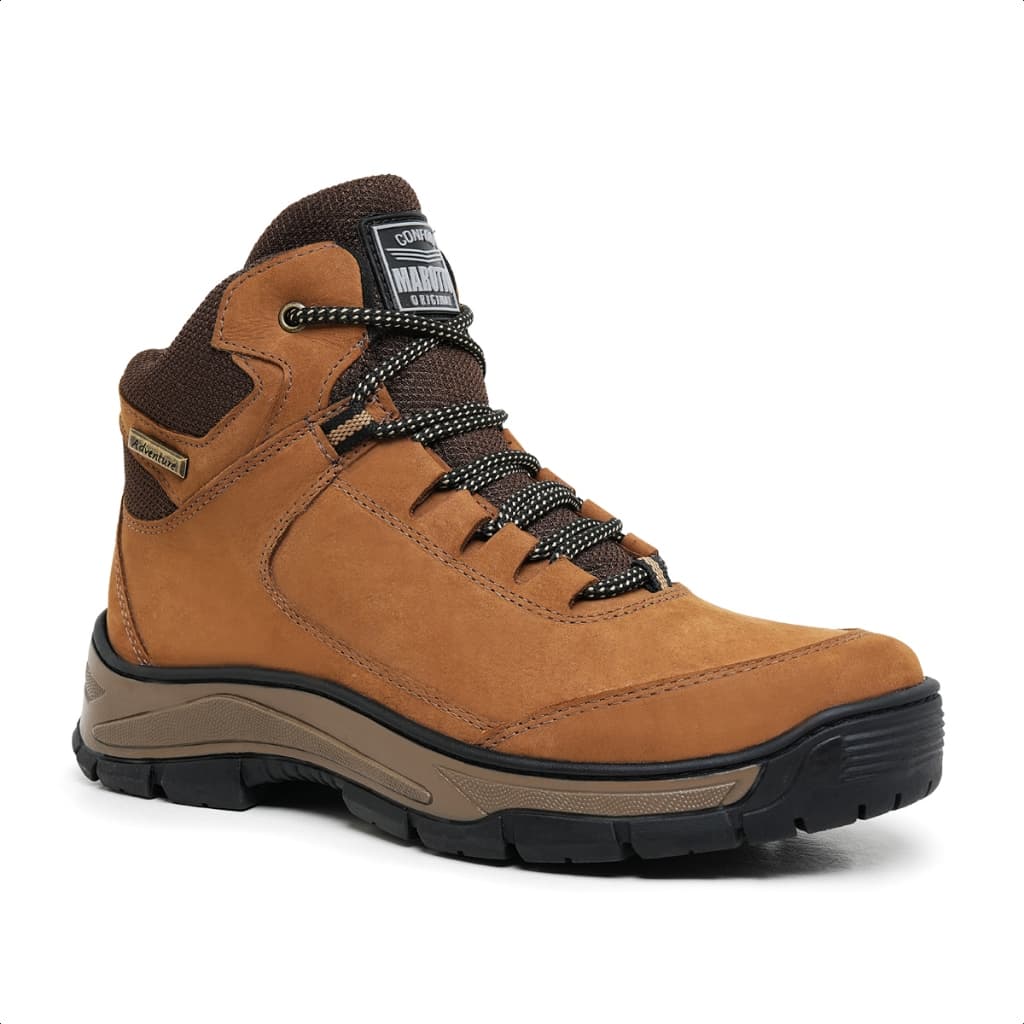 Bota Adventure Coturno Masculino Em Couro