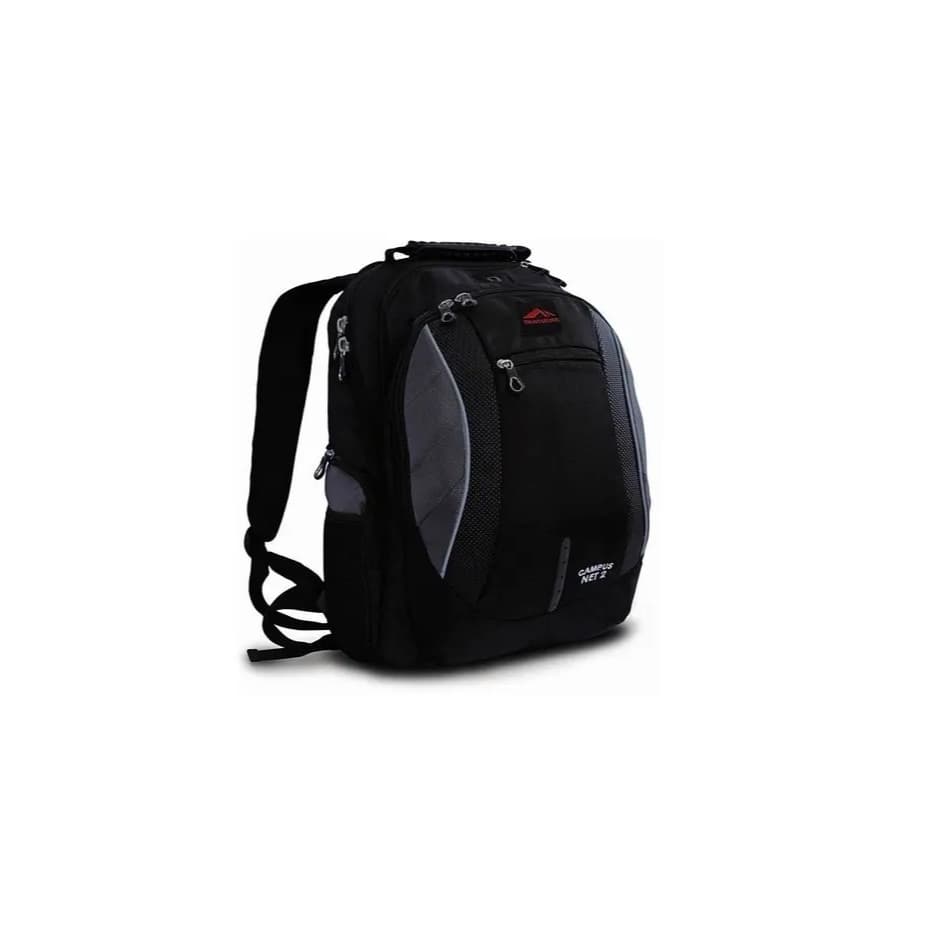 Mochila Trilhas & Rumos Campus Net 2 Preta 39 Litros Escolar Esportiva