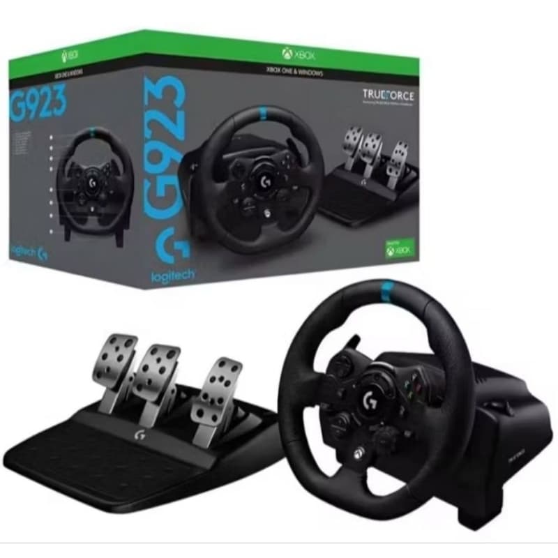 Volante Gamer Logitech G923 para Xbox Series X|S Xbox One/Pc com TRUEFORCE novo lacrado + NFe