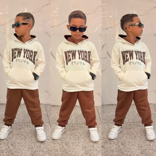 Roupa Infantil De Menino, Conjunto Infantil Menino,  Agasalho Inverno Moletinho Calça+Casaco 4 ao 14