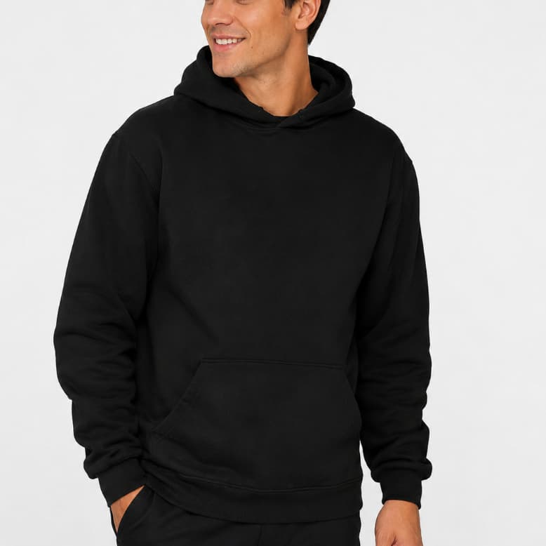 Moletom Unissex com Capuz e Bolsos Laterais