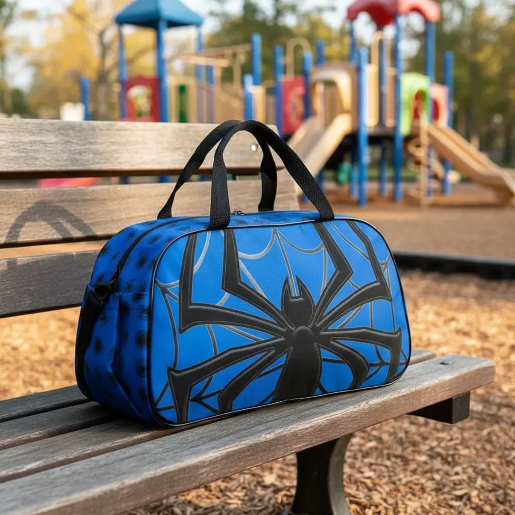 Bolsa Viagem Escolar Infantil Spider Aranha Menino Grande Resistente