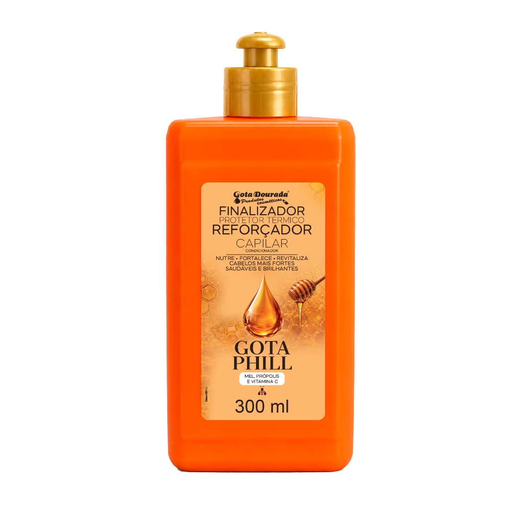 Finalizador Gota Phill 300 ml - Proteção térmica, Nutrição e Fortalecimento