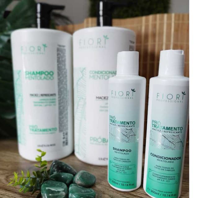 SHAMPOO E CONDICIONADOR MENTOLADO refrescância