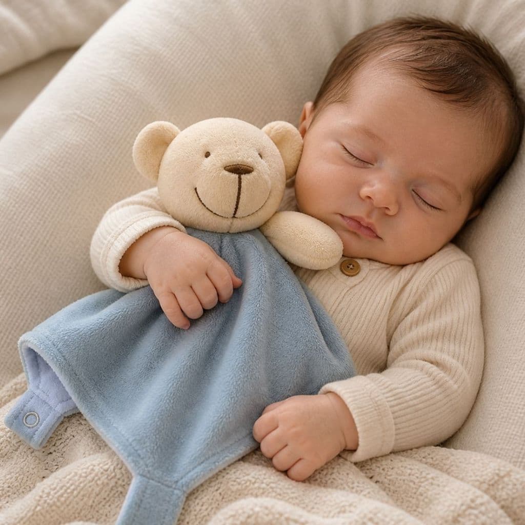 Naninha Para Bebe e Nenê Com Prendedor de Chupeta Fraldinha Pano de Boca Toalhinha Urso Rosa Leão Urso Azul