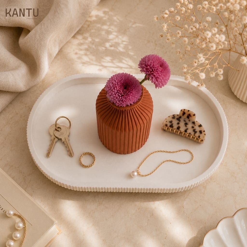 Bandeja Organizadora Decorativa Para Mesa Aparador Porta Joias Chaves Perfumes e Acessórios