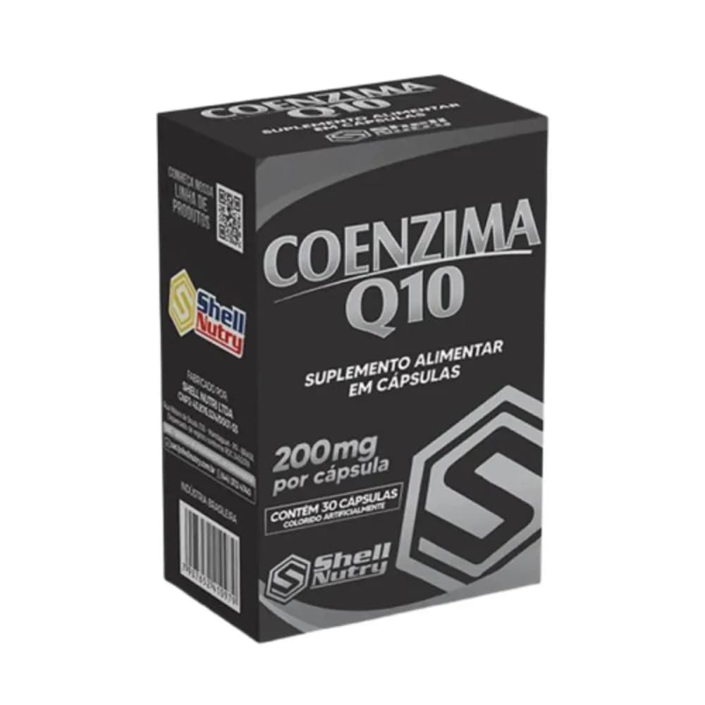 Coenzima Q10 200mg Com 30 Comprimidos Shell Nutry