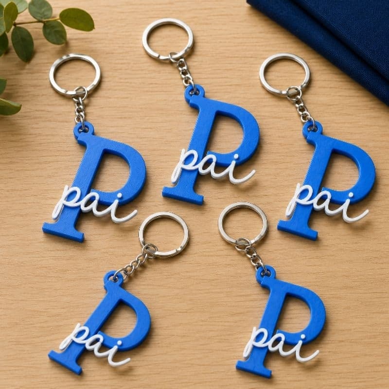 Chaveiro Dia dos Pais Pai Personalizado Presente Criativo e Exclusivo