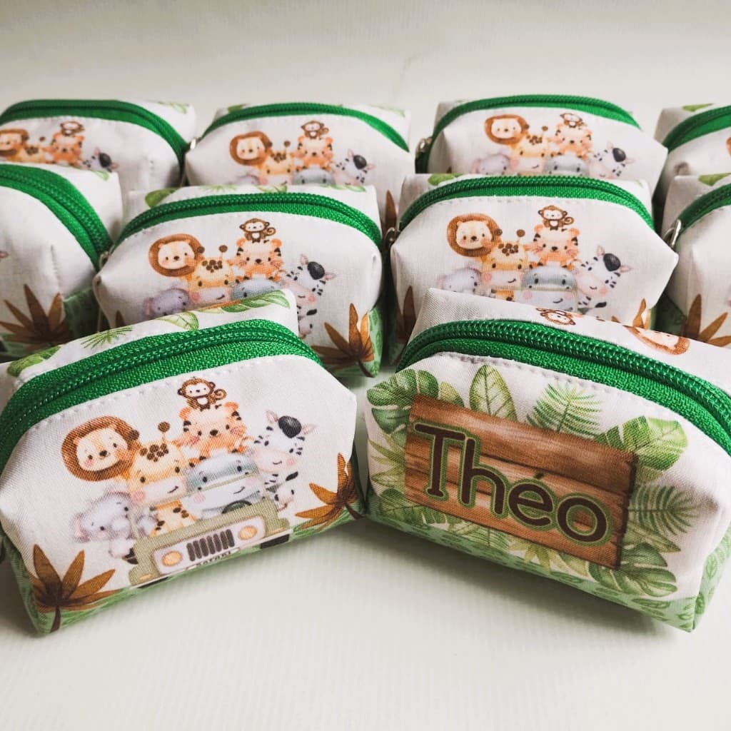 kit Necessaire Mini Box  Personalizada (Porta Moeda) • Lembrancinha Perfeita para Aniversário l Maternidade l 1 ano