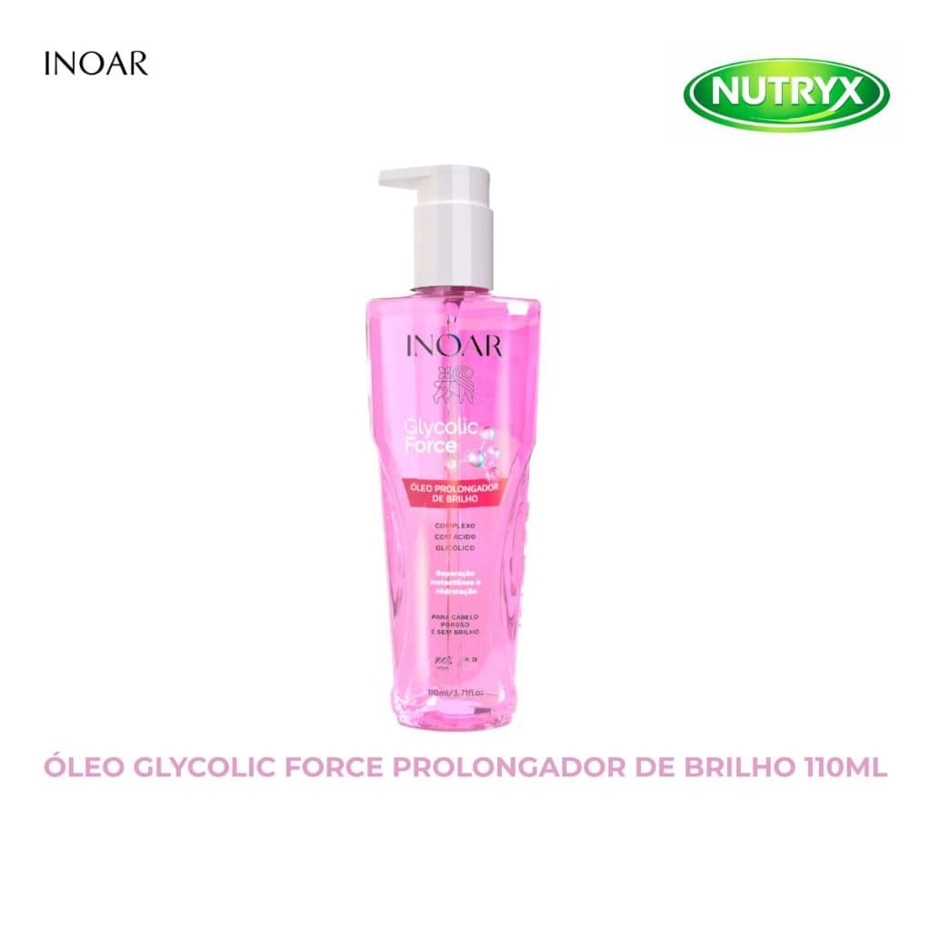 Óleo Inoar Glycolic Force Brilho E Maciez 110ml