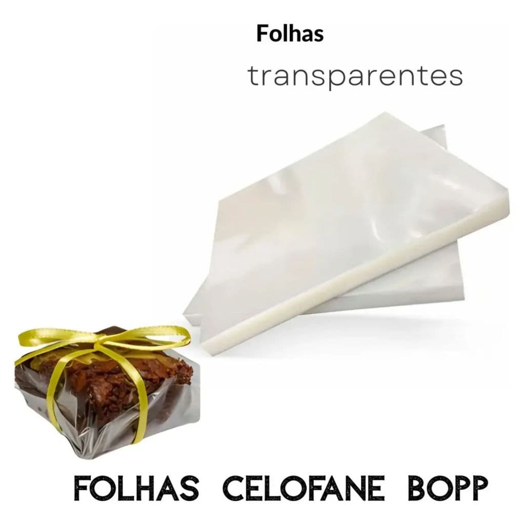 Celofane Transparente Para Maçã Do Amor 15x15,18X18, 20X20 300 Un ESCOLHA TAMANHO