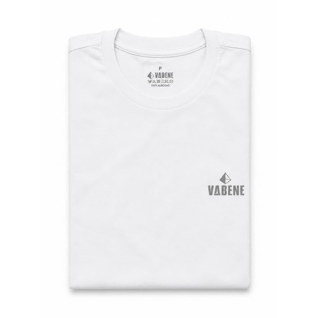 Camiseta Algodão Lisa Básica Simples Vabene