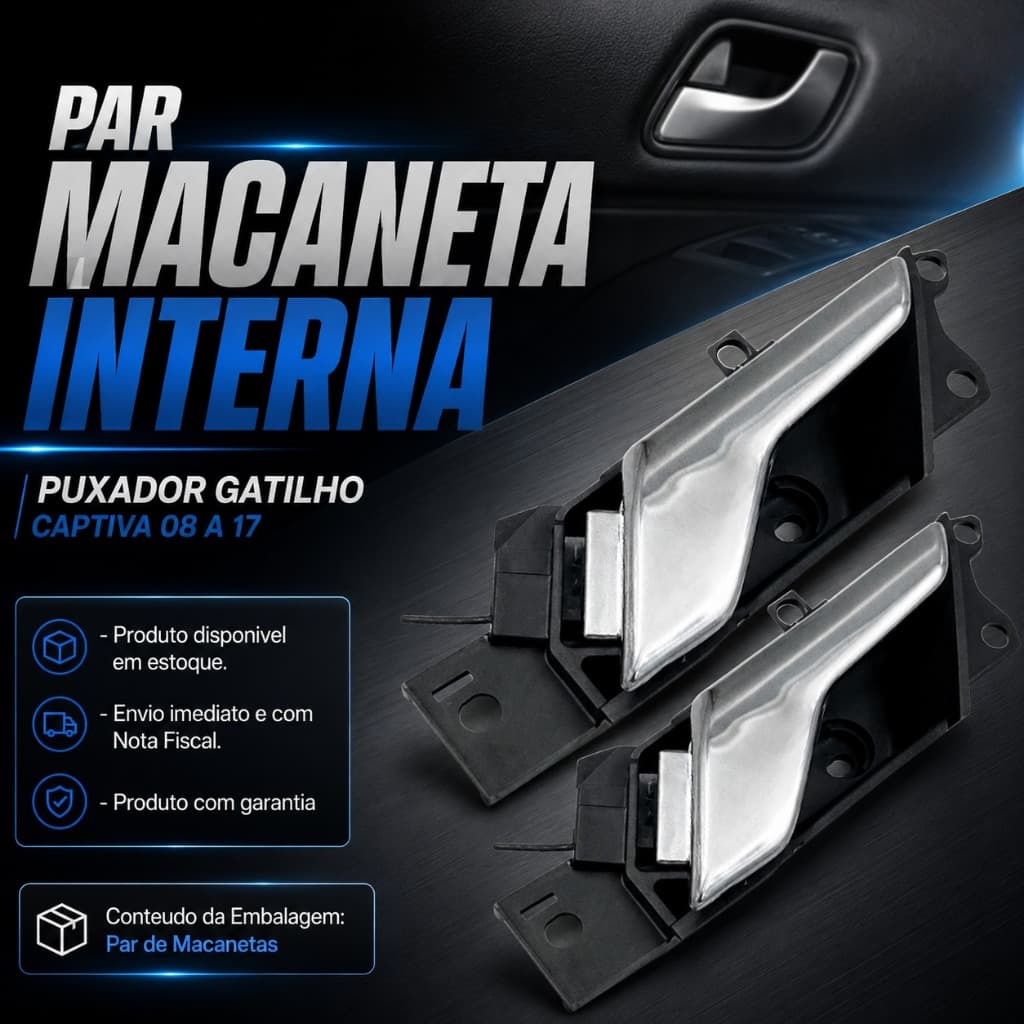 Par Macaneta Interna Puxador Gatilho Captiva 08 A 17 C. Nf