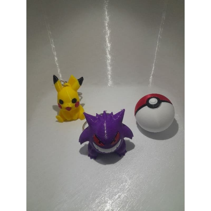 chaveiro Pokemon  kit com 3