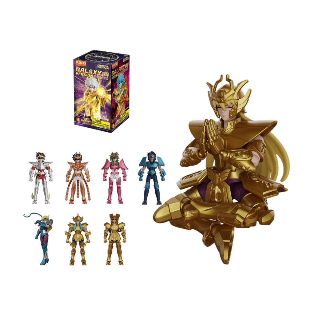 Action Figure Saint Seiya Galaxy Version 4 Shaka de Virgem e Cavaleiros de Ouro Model Kit