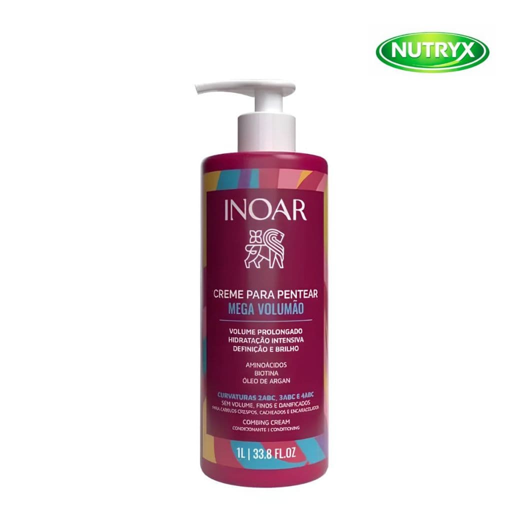 Creme Para Pentear Inoar Mega Volumão 1L