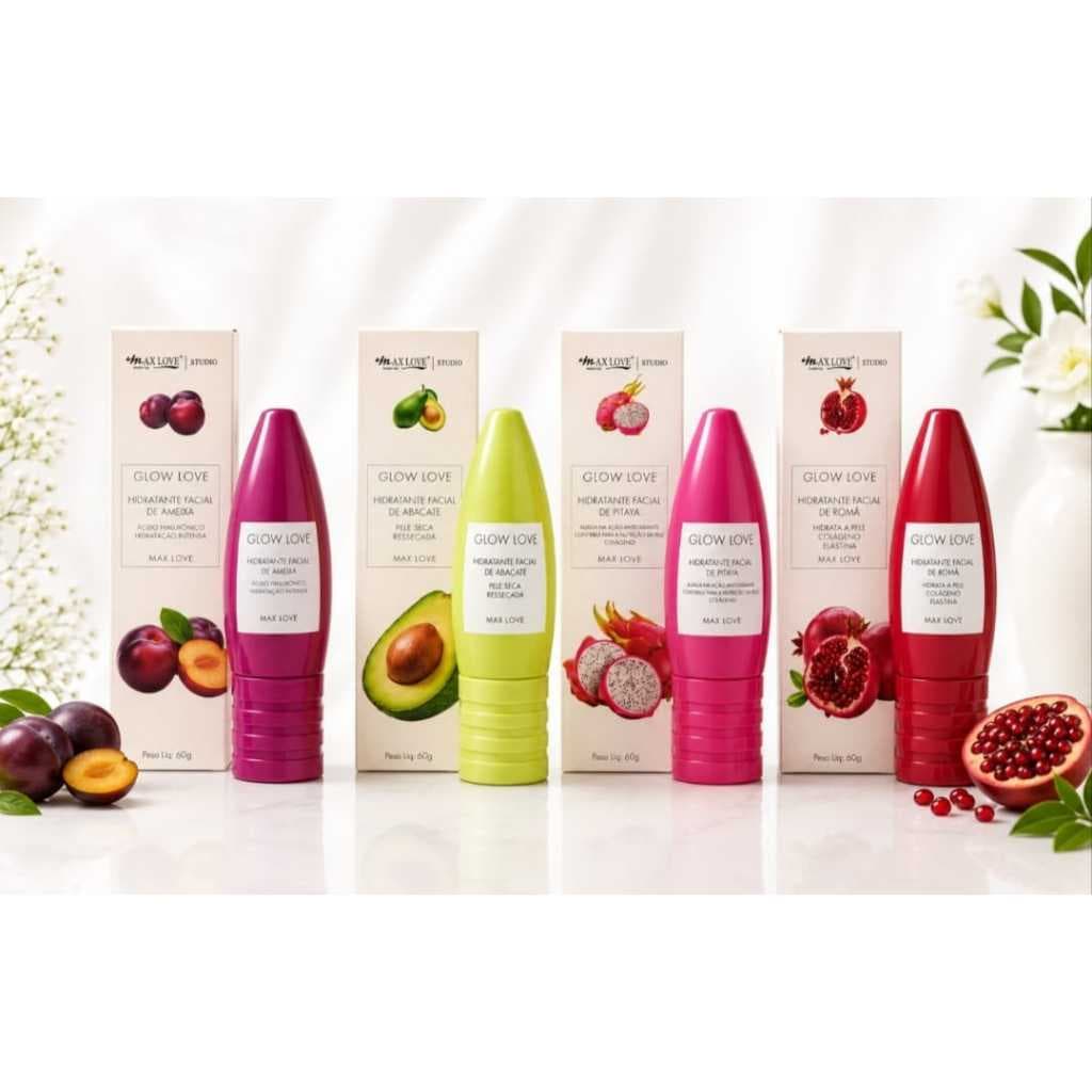 hidratante facial max love cuidados com a pele Fórmulas desenvolvidas para diferentes necessidades de pele: hidratação,