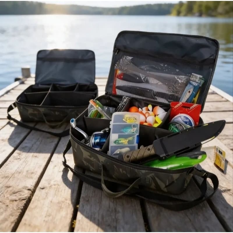 Bolsa De  Acessórios Gs Camping E Pesca Porta Iscas