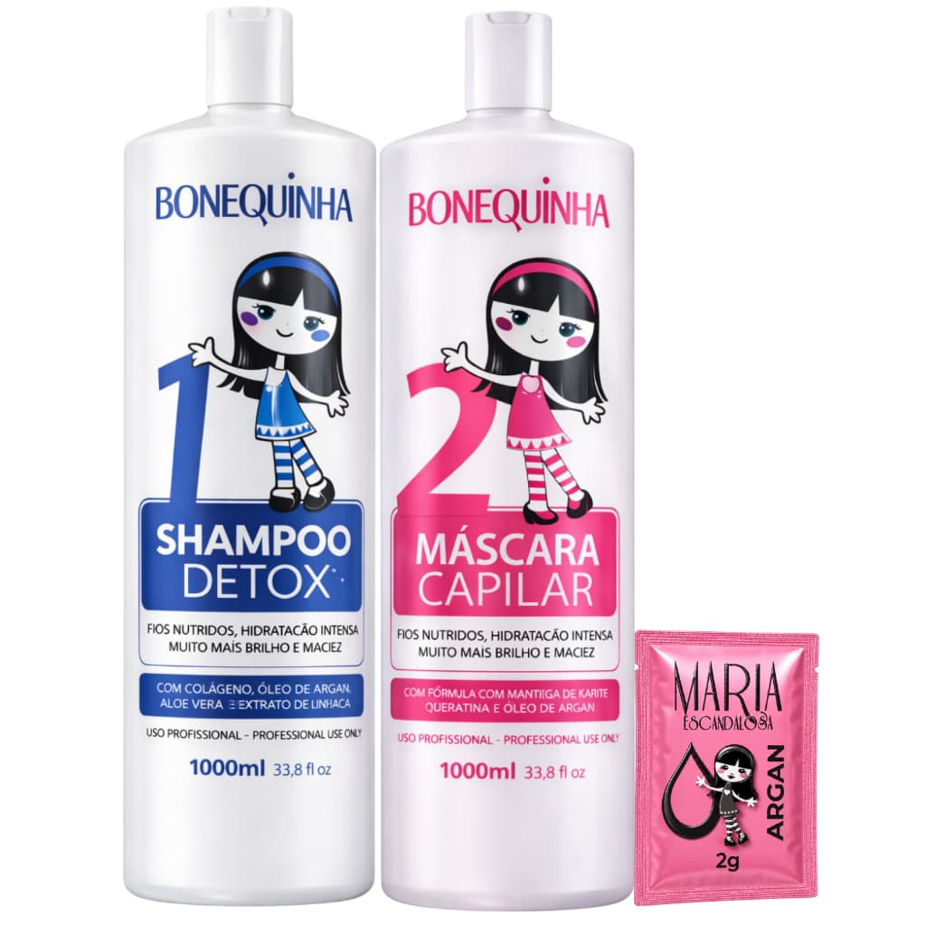 Máscara Antifrizz 2x1l Bonequinha Escandalosa Original
