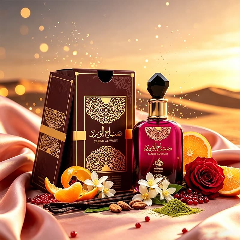 Perfume Árabe Feminino Sabah Al Ward 100ml EDP Doce Elegante Original Perfume