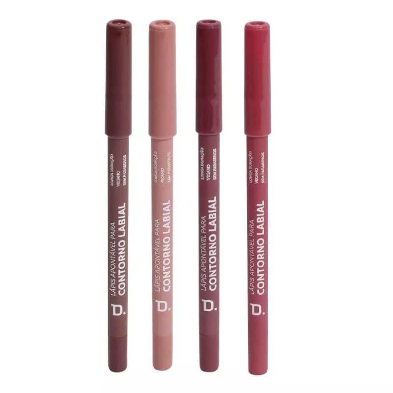 Lápis Apontável Dailus para Contorno Labial Aplicação Precisa