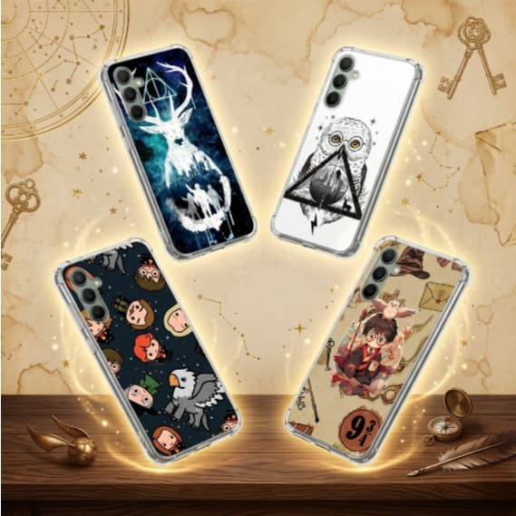 CAPA CAPINHA  DESENHOS VARIADOS HARRY POTTER CAPINHA  PARA A14-A24-A34-A54 ANTI IMPACTO