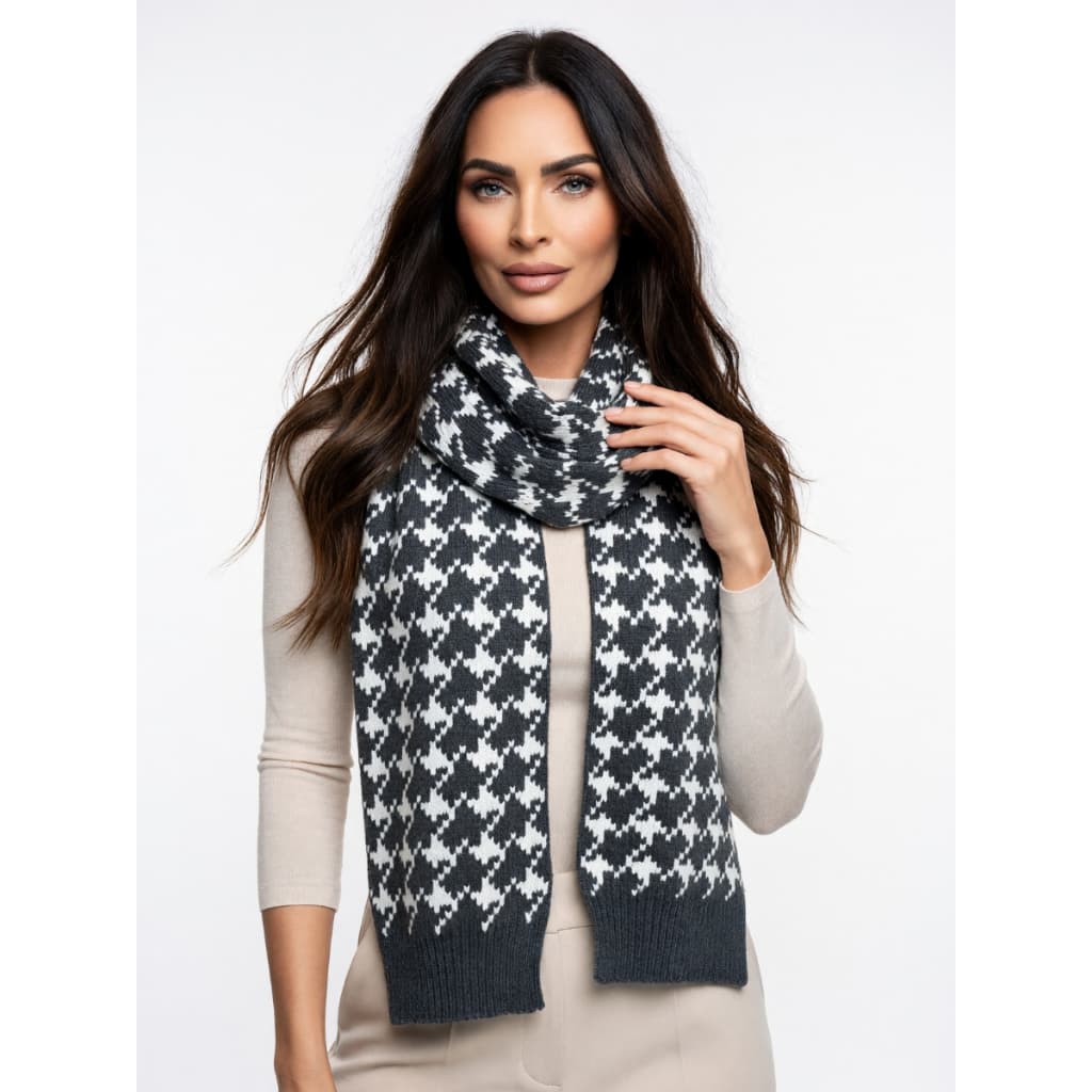 Cachecol Unissex Inverno Jacquard Tricot Cachecol de Frio