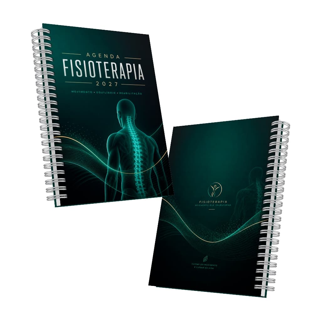 Agenda Fisioterapia - Agenda para Fisioterapeuta 2027 Personalizada