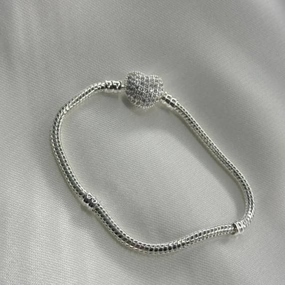 Pulseira Feminina Banhada a Prata 925 Delicada com Zircônias | Antialérgica | Presente | Dreams Joias