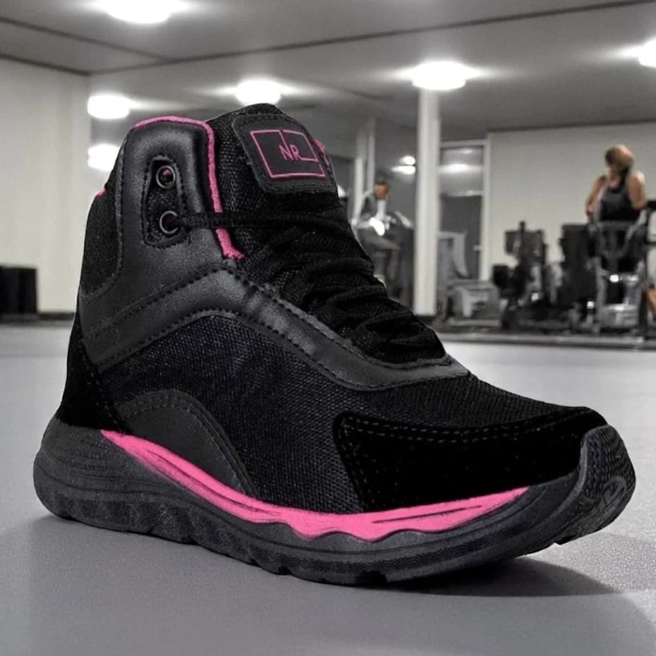 Tênis Botinha Feminino Esportivo Academia Corrida Crossfit Confortável 34 ao 39 Promoção