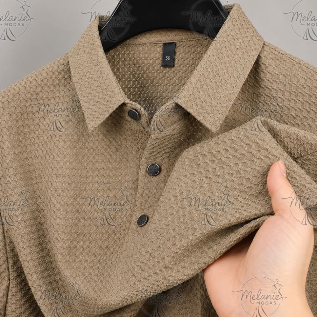 Camisa Polo Touch Lançamento Seda Gelada Elegante Leve e Confortavel