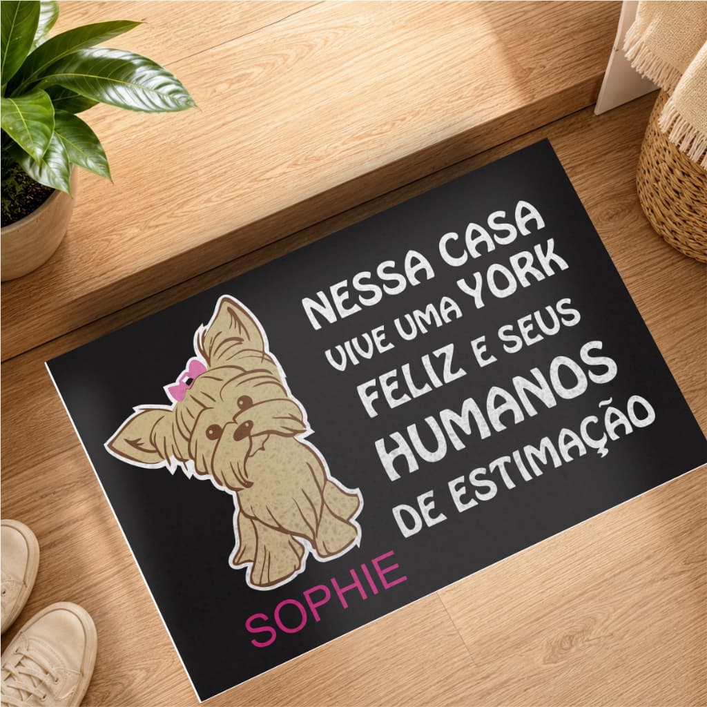 Tapete Capacho Pet Yorkshire Femea -  CD1733
