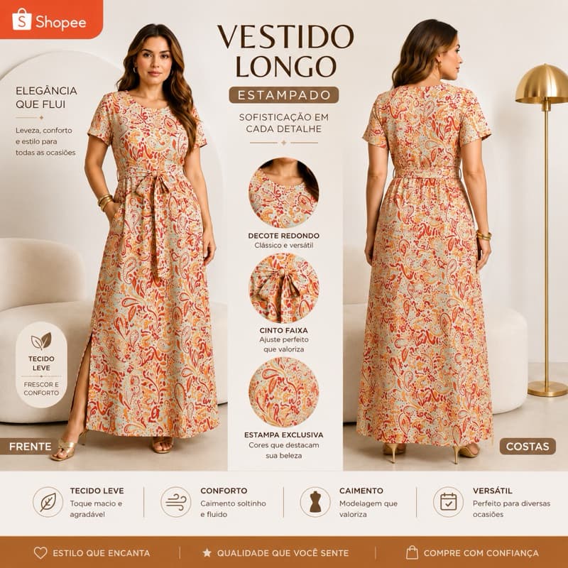 Vestido moda evangélica listra forrado maravilhoso lindo