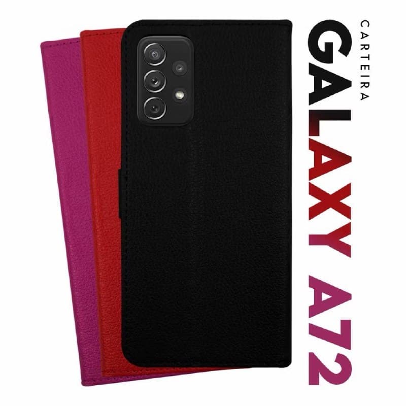 Capa Case Capinha Carteira Flip Cover Couro Sintético Cores