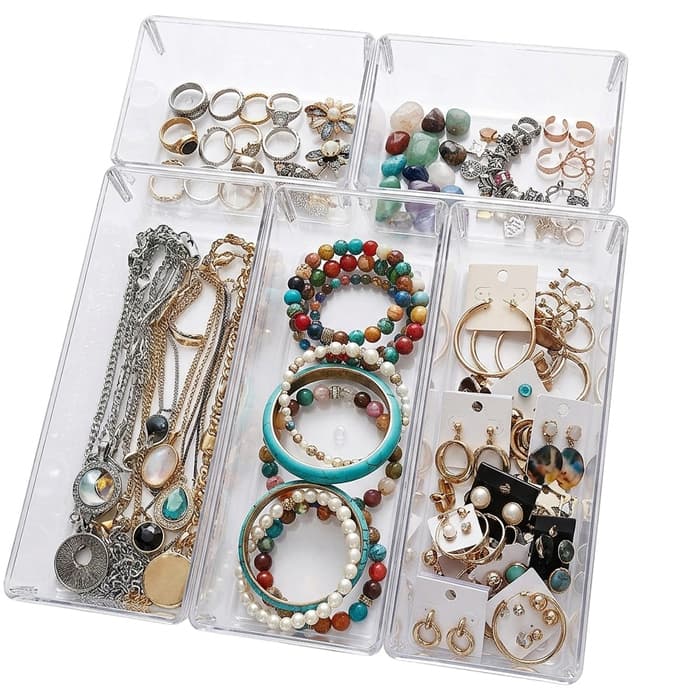 Kit Organizador Modular Gavetas, material de escritório, maquiagens, bijouterias. Varias disposições